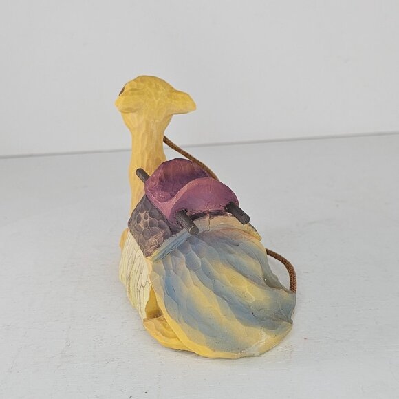Camel Figurine With Saddle & Rope Halter Resin Nativity Animal Christmas - Picture 4 of 8